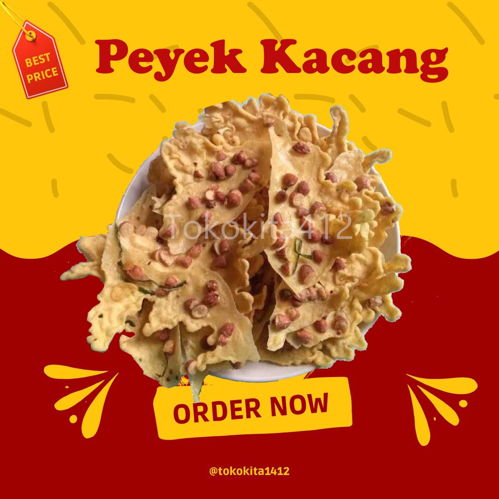 Peyek Kacang Tanah Rempeyek Renyah Gurih Krispi Homemade