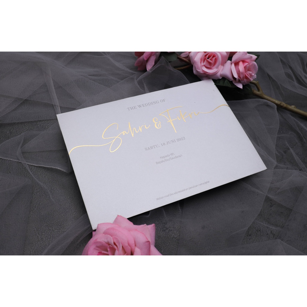 

Soft Cover + Amplop Simple Elegan