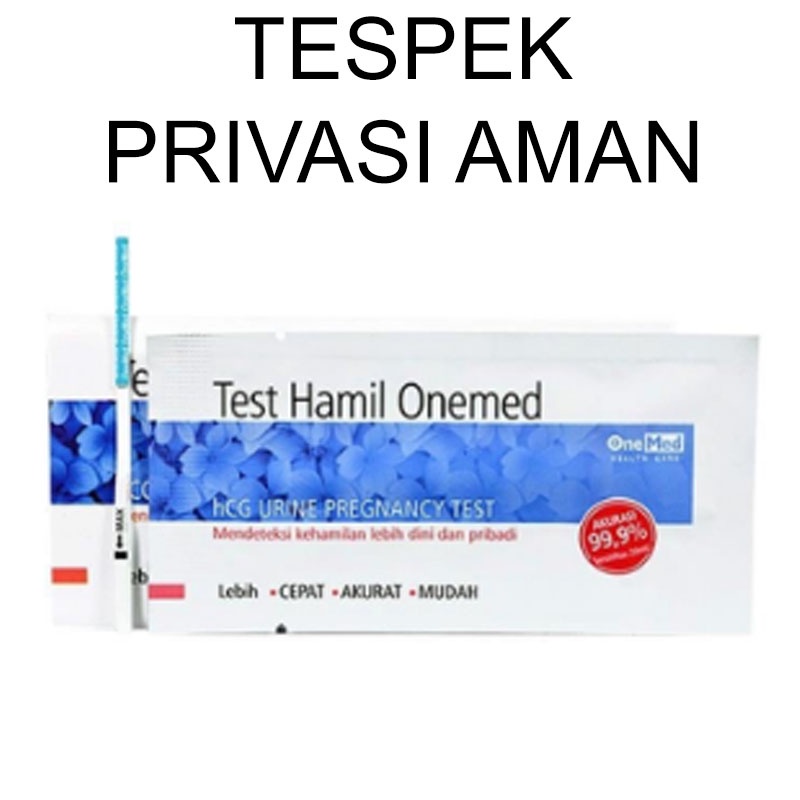 Test Pack Kehamilan Tespek Onemed Tespack Privasi Aman Strip