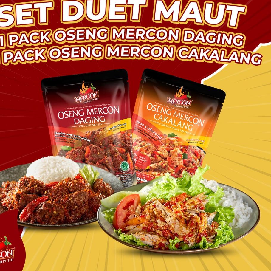 

☏ Mercon Merah Putih - Set Duet Maut || Oseng Mercon Daging + Cakalang ☃