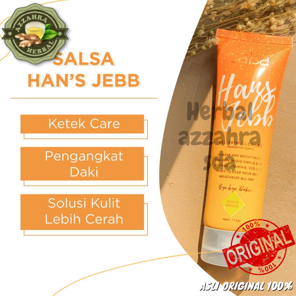 Spa Penghilang Daki / Pembersih Pemutih Wajah Tubuh Badan Tangan Kaki - Pelling Gel Salsa Hans Jebb