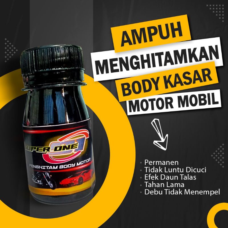 PENGHITAM BODY MOTOR MOBIL PERMANEN 30 ML