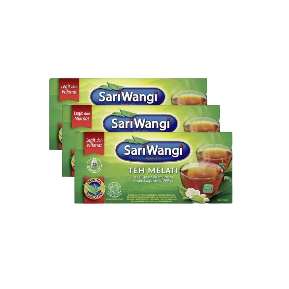 

Terbaik Sariwangi Teh Celup Melati 3 x 25 pcs ...,,