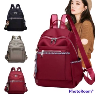 Tas Sekolah Wanita / Tas Ransel Travel - Hitam