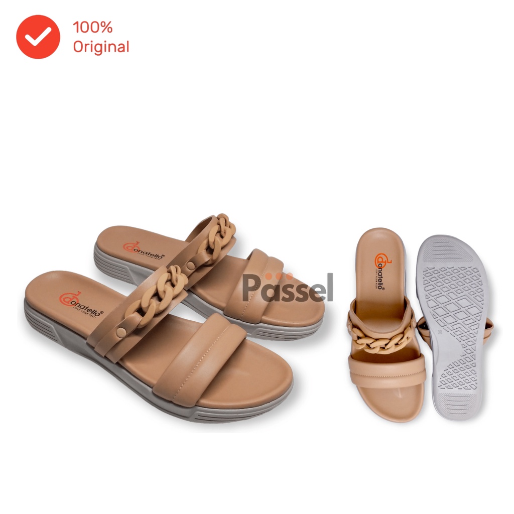 Donatello Sz. 36-40 Sandal Slip On Wanita Kasual | RI613103 / RI613104