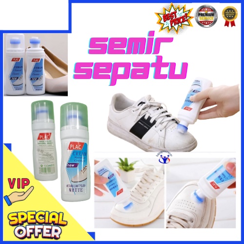 Semir Sepatu Putih Cairan Pembersih Dan Pemutih Sepatu Spatu Putih / Semir Putih Untuk Sepatu / Smir