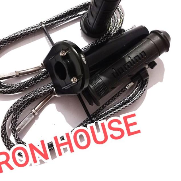 ➭ GAS SPONTAN INJEKSI KTC SLIM FULL CNC 2 KABEL 2 METER & HANDGRIP JALU DOMINO PNP SEMUA MOTOR BEAT 