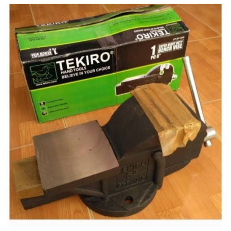 Tekiro ragum catok meja 6 inch bemch vise
