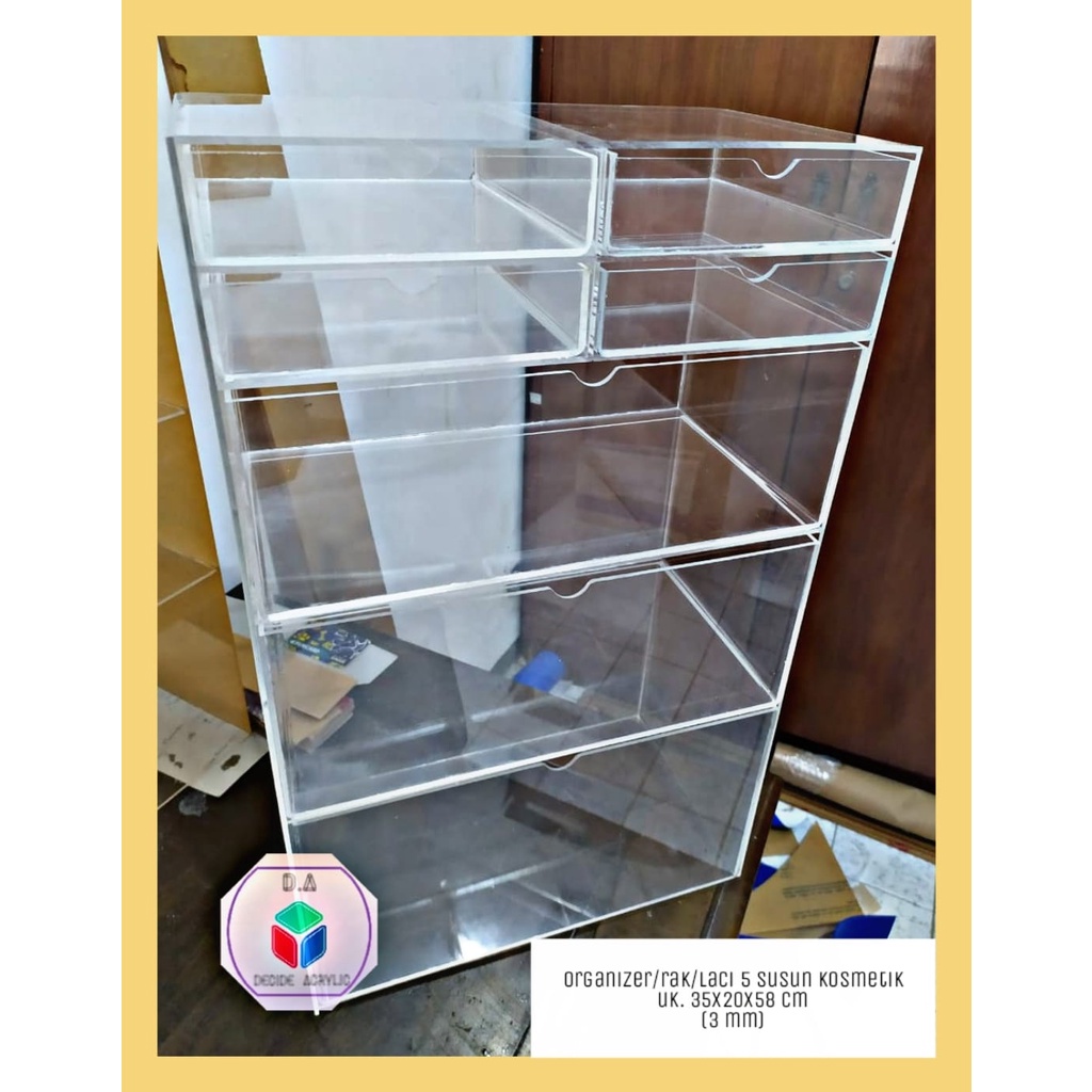 

Akrilik Rak Laci Organizer Kosmetik Skincare
