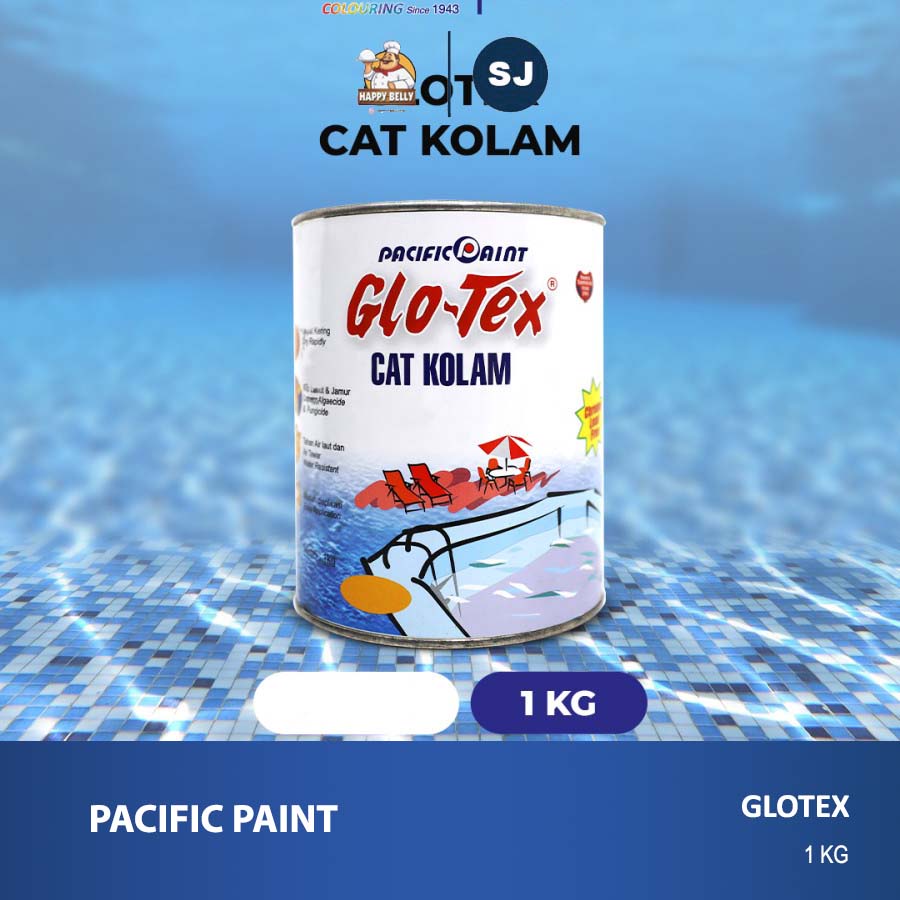 cat kolam glotex 1 kg