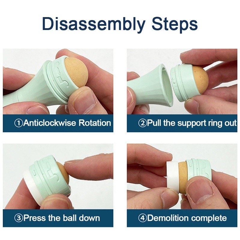 MMM Alat Pembersih Minyak Di Wajah Oil Absorbing Volcanic Stone Portable Face Roller Oil Control Perawatan Kulit enyerap Minyak Wajah Oil Removing Stick Ball