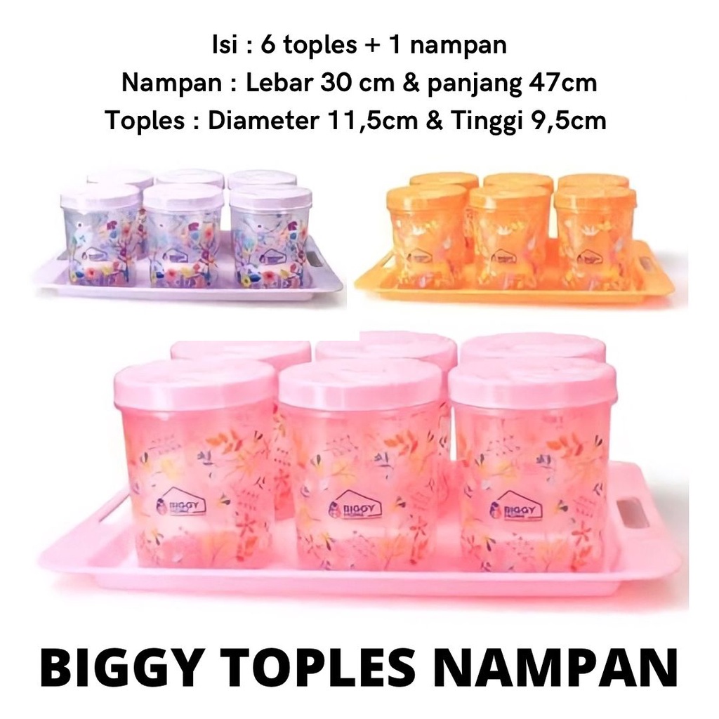 Toples  Set Tuscany Large / Set Toples Nampan Tuscany Small