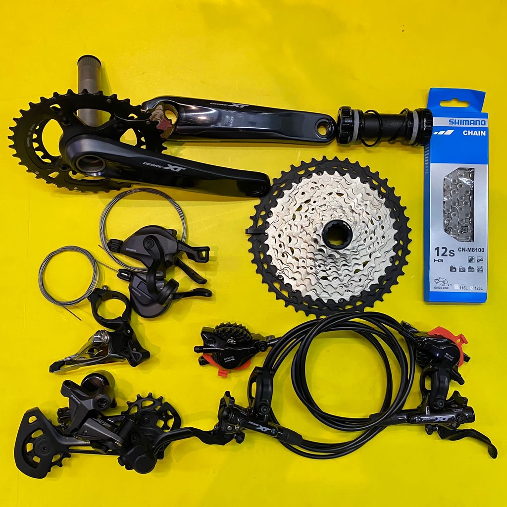 shimano deore xt m8100 2x12 speed japan original groupset shimano mtb