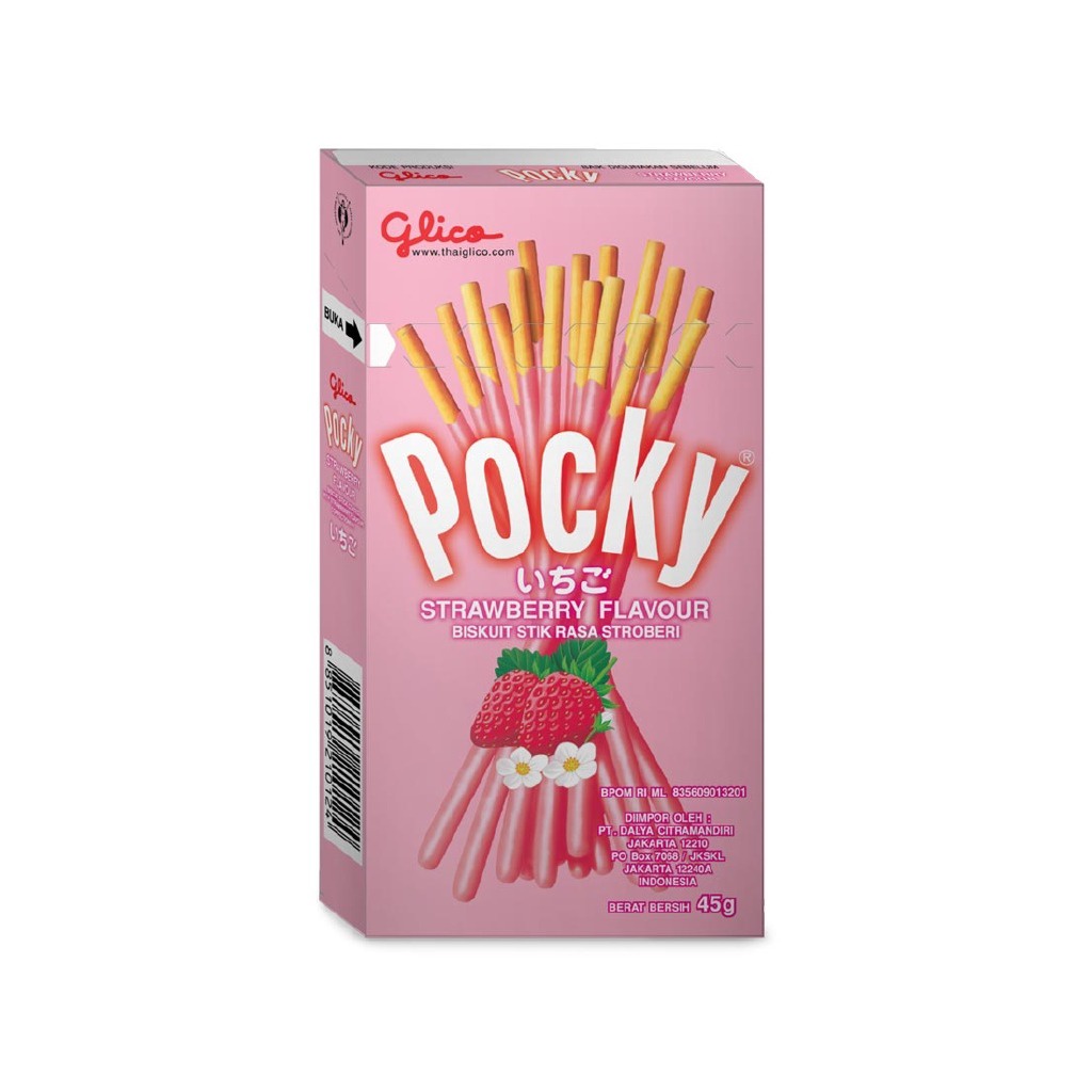 

GLICO BISCUIT POCKY STRAWBERRY BOX 45GR