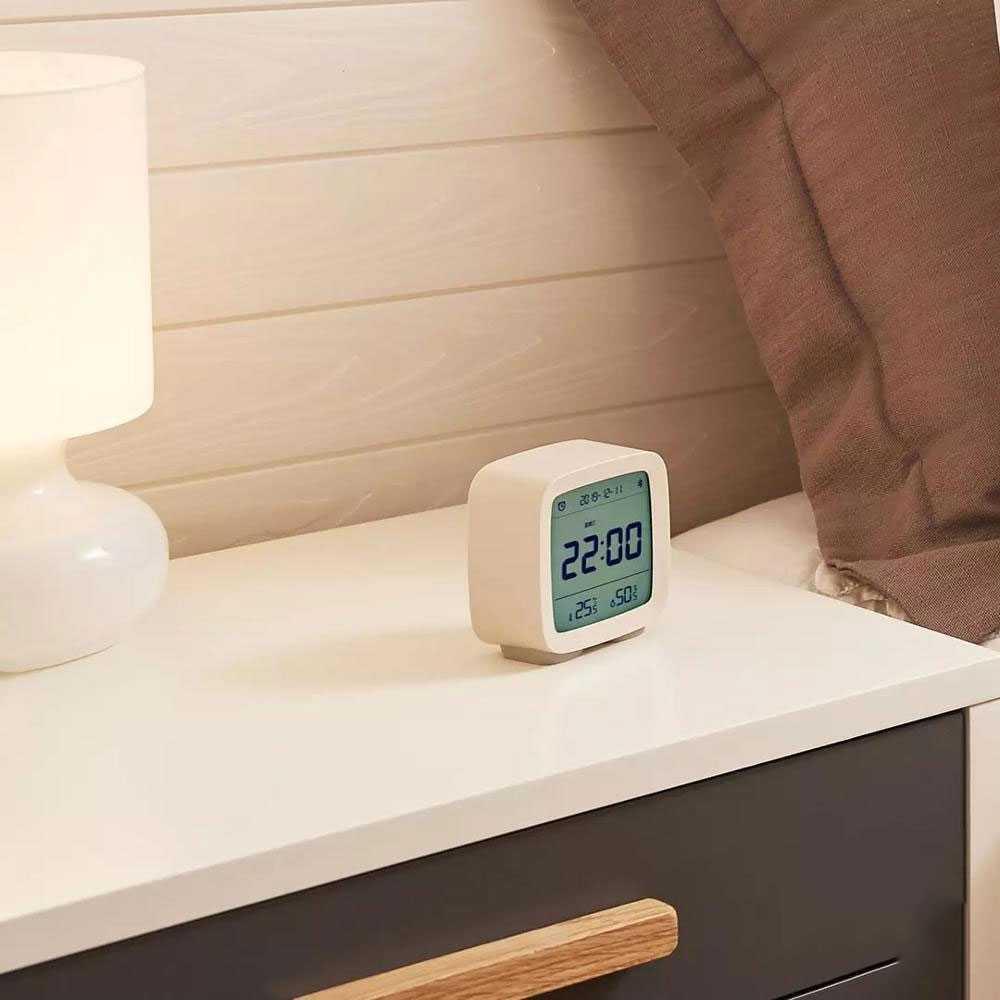 Qingping Jam Meja Smart Alarm Clock Temperature Bluetooth - CGD1 - Beige