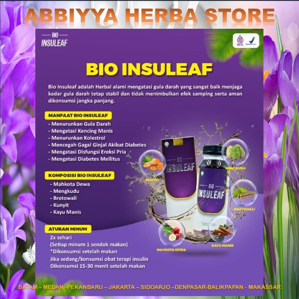 

BIO INSULEAF ᴬᴮᴮᴵʸʸᴬᴸᴼᴰᴵᴮᴾᴺ⁽ᶜᴼᴰ⁾ OBAT HERBAL ALAMI KHUSUS DIABETES DAN KENCING MANIS - ORIGINAL 100%