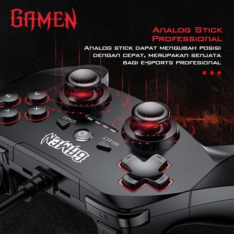 Gamepad Stick Gaming GAMEN GP100 - Universal Wired Controller Dual Vibration