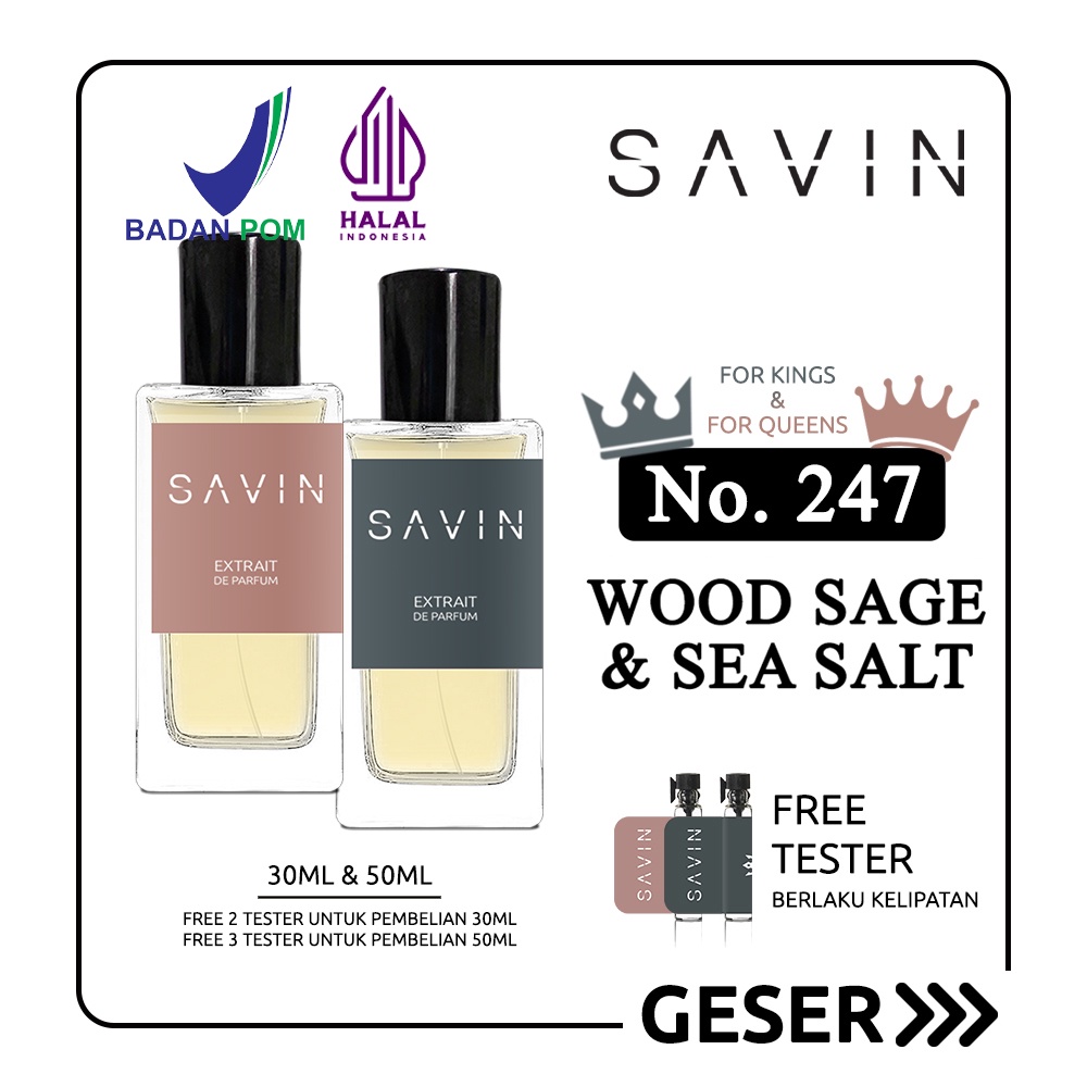 SAVIN PARFUM No. 247 Wood Sage &amp; Sea Salt