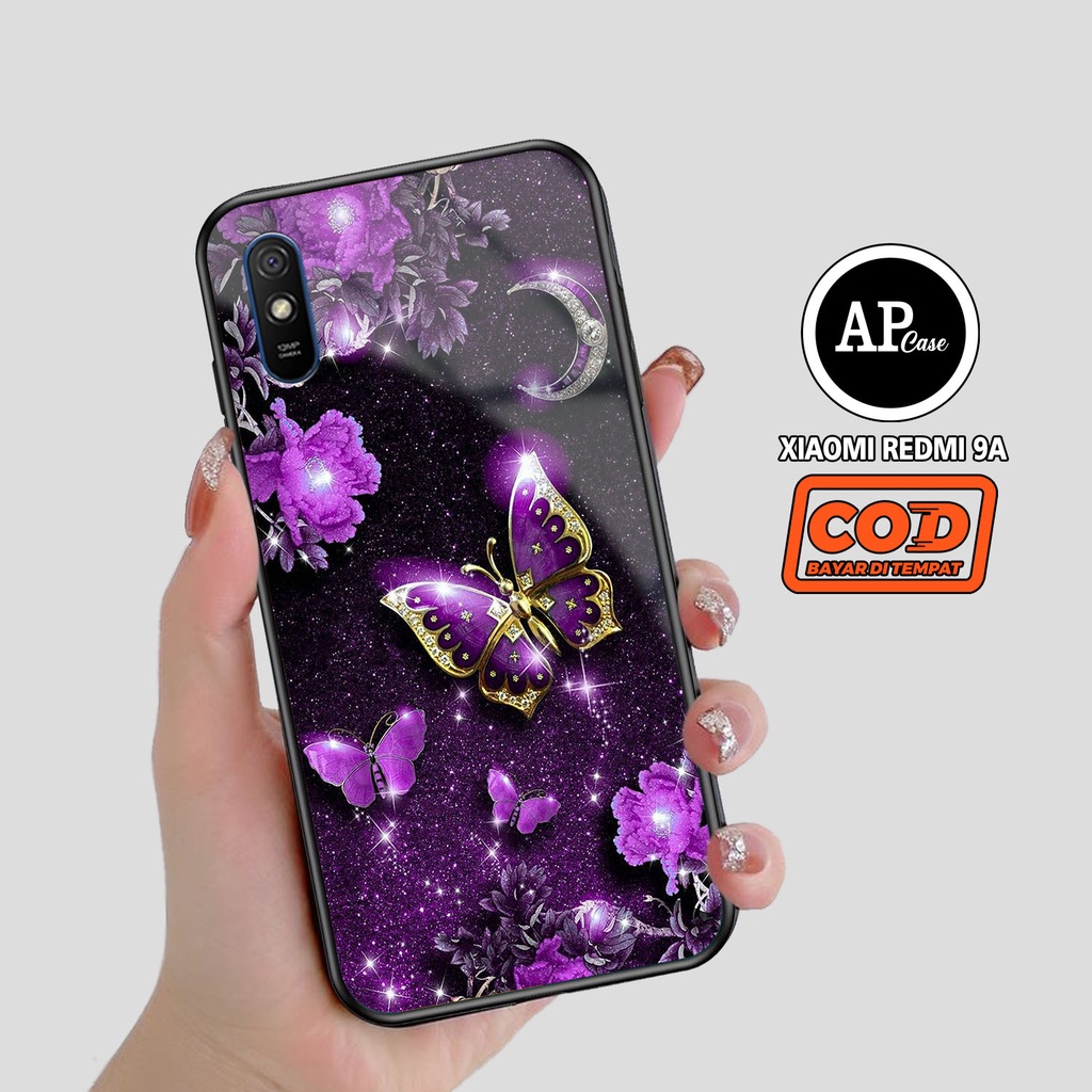 Case XIAOMI REDMI 9A Casing Hp XIAOMI REDMI 9A - Case Motif Butterfly Terbaru - Softcase Hp - Custom