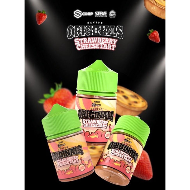 ORIGINALS RECIPE STRAWBERRY CHEESETART ORIGINALS 60ML by SSCORP