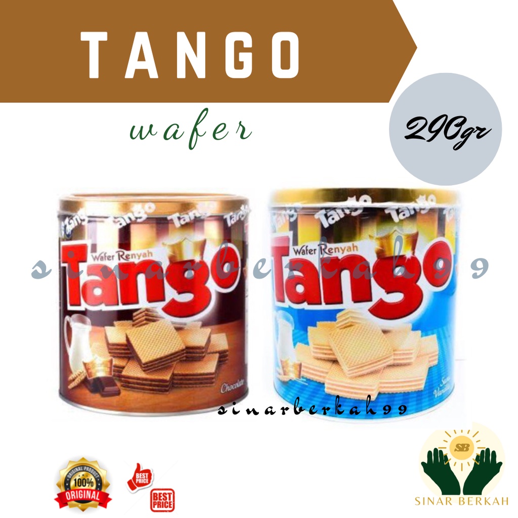 

Wafer Tango Chocolate / Vanilla Kaleng 240 Gram