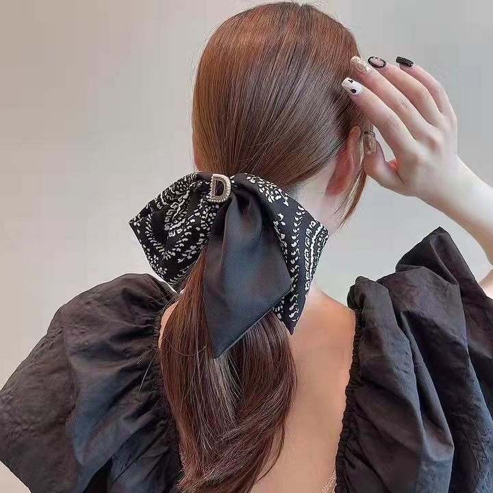 Caliloops Scrunchies Karet Ikat Rambut Pita Panjang Korea Dewasa Delic