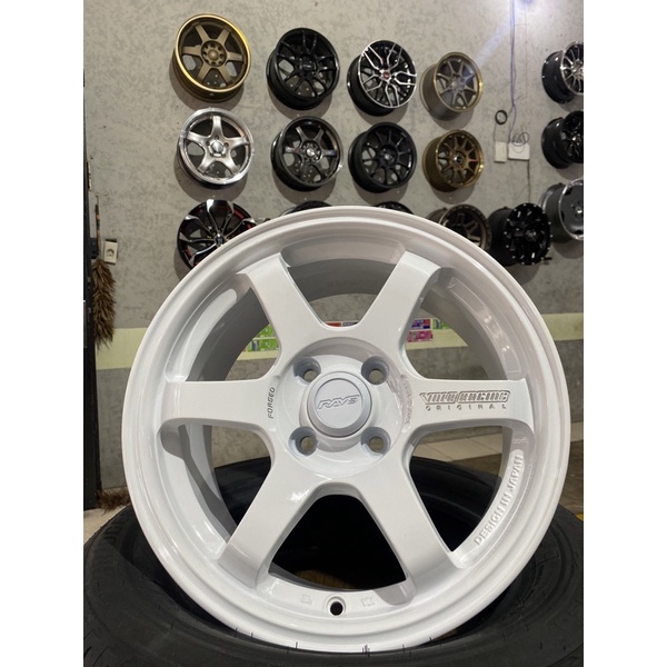 Velg Mobil Te37 R15 cocok untuk Brio Jazz Ayla Sigra Agya