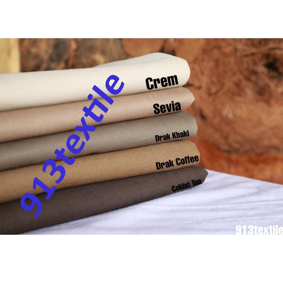TERLARIS Bahan Kain Katun Twill Strech Chino Scoth 20/10 Tebal