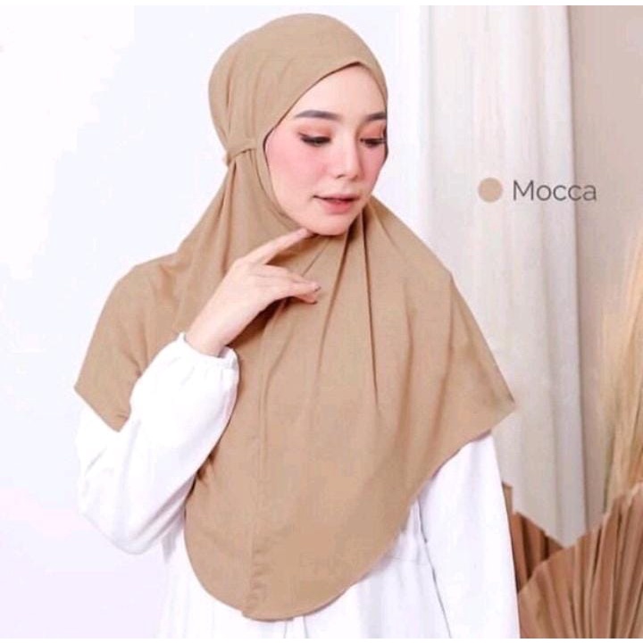 Bergo Jersey Tali/Jilbab Instan Bergo Non pet Tali Jersey/Hijab Bergo Maryam Jersey/Kerudung Instan 