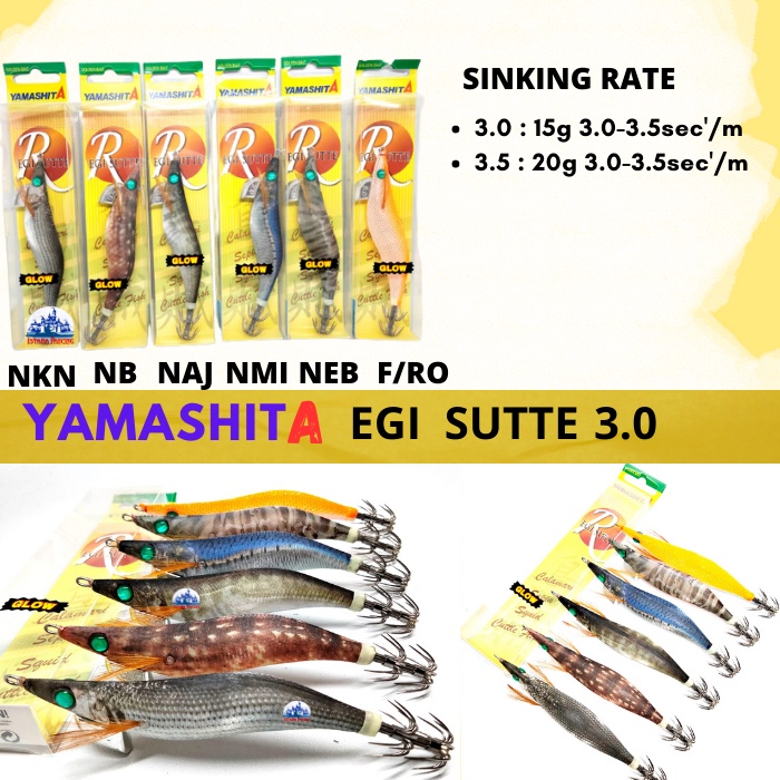 UMPAN YAMASHITA EGI SUTTE SIZE, 3.0/MANCNG MANIA