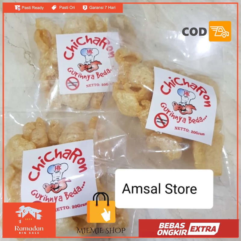

kerupuk kulit chicaron / kerupuk samcan / kerupuk kulit babi/ chicaron