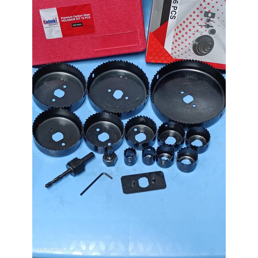 HOLESAW SET PELUBANG KAYU PIPA PVC  MATA BOR