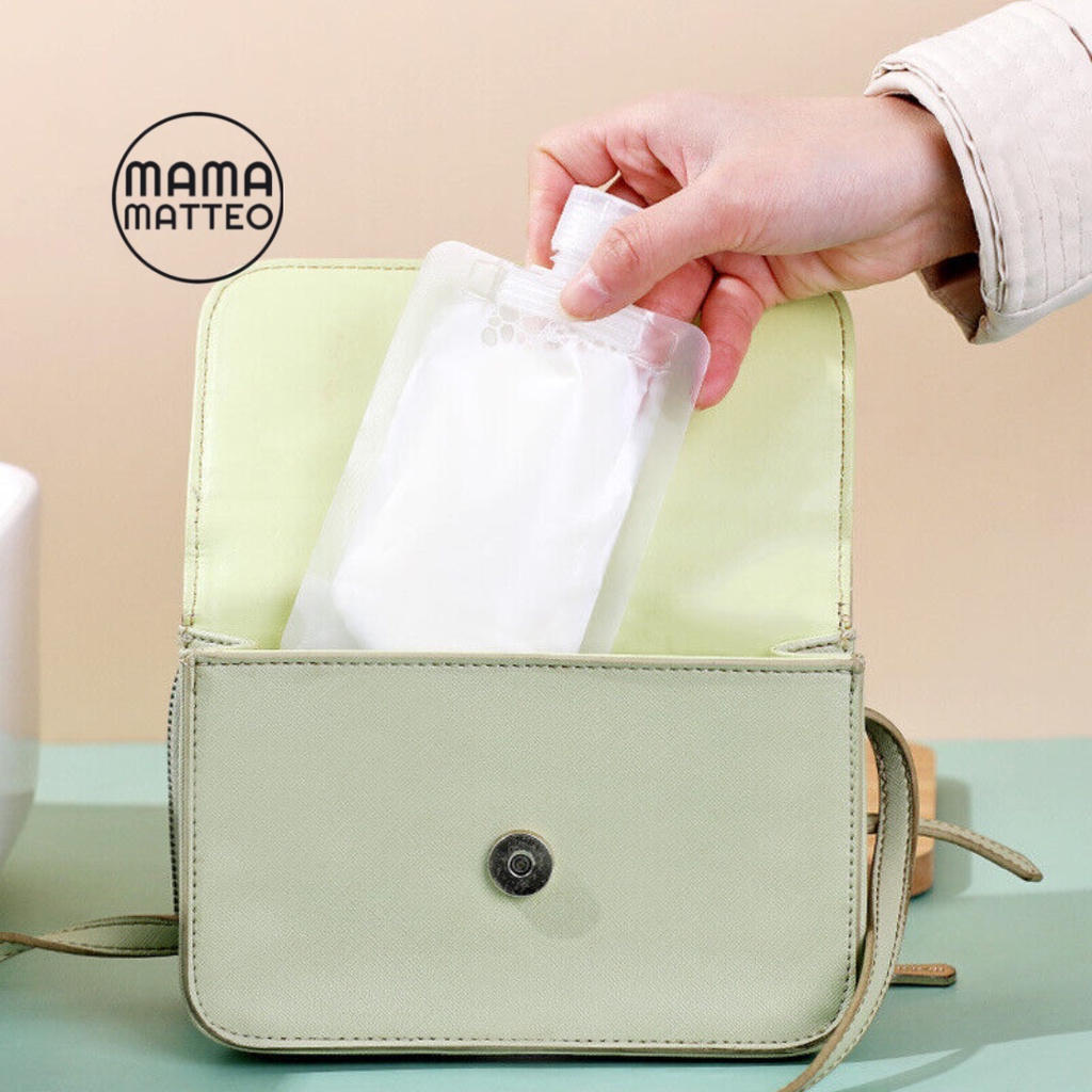 Pouch Cairan Travel Refill / Botol Tempat Wadah Kemasan Kosong Liquid Shampo Sabun Body Lotion Isi Ulang Bahan Plastik 30ml 50ml 100ml