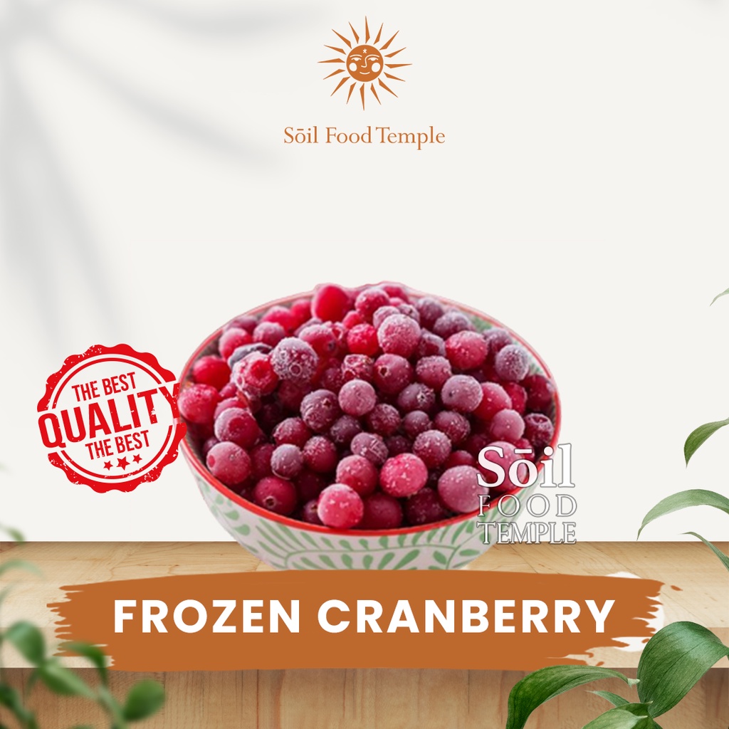 

Premium Quality Fresh Frozen Cranberry 1kg KHUSUS INSTANT COURIER