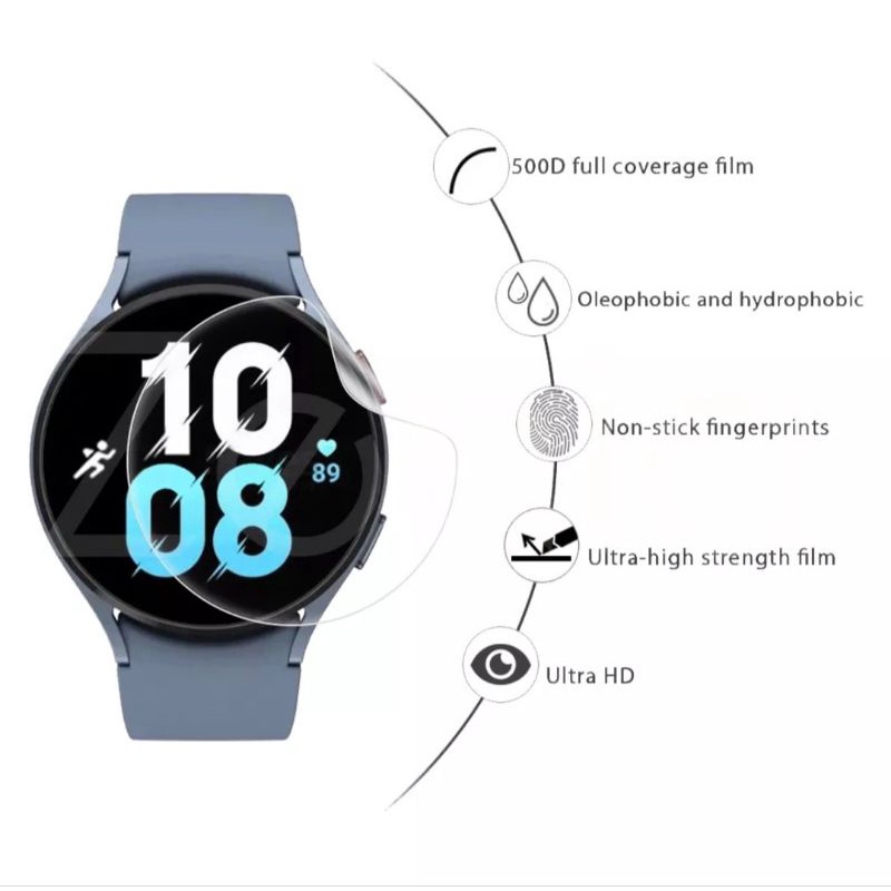 Pelindung Layar Samsung Galaxy Watch 4 Watch 4 Classic Watch 5 Watch 5 Pro Ukuran 40mm 42mm 44mm 45mm 46mm bahan hydrogel