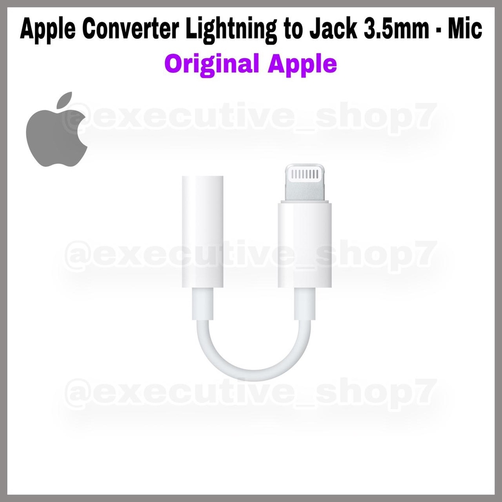 Converter Lightning to Jack 3,5mm - Mic