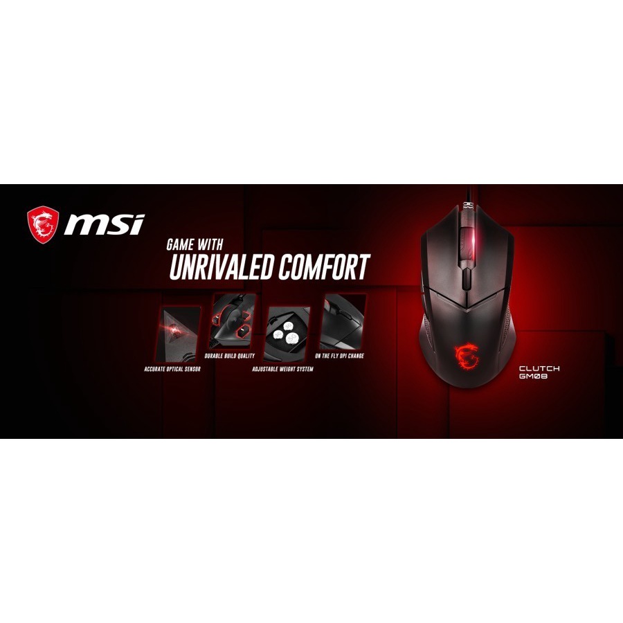 MSI Gaming Mouse - Clutch GM08