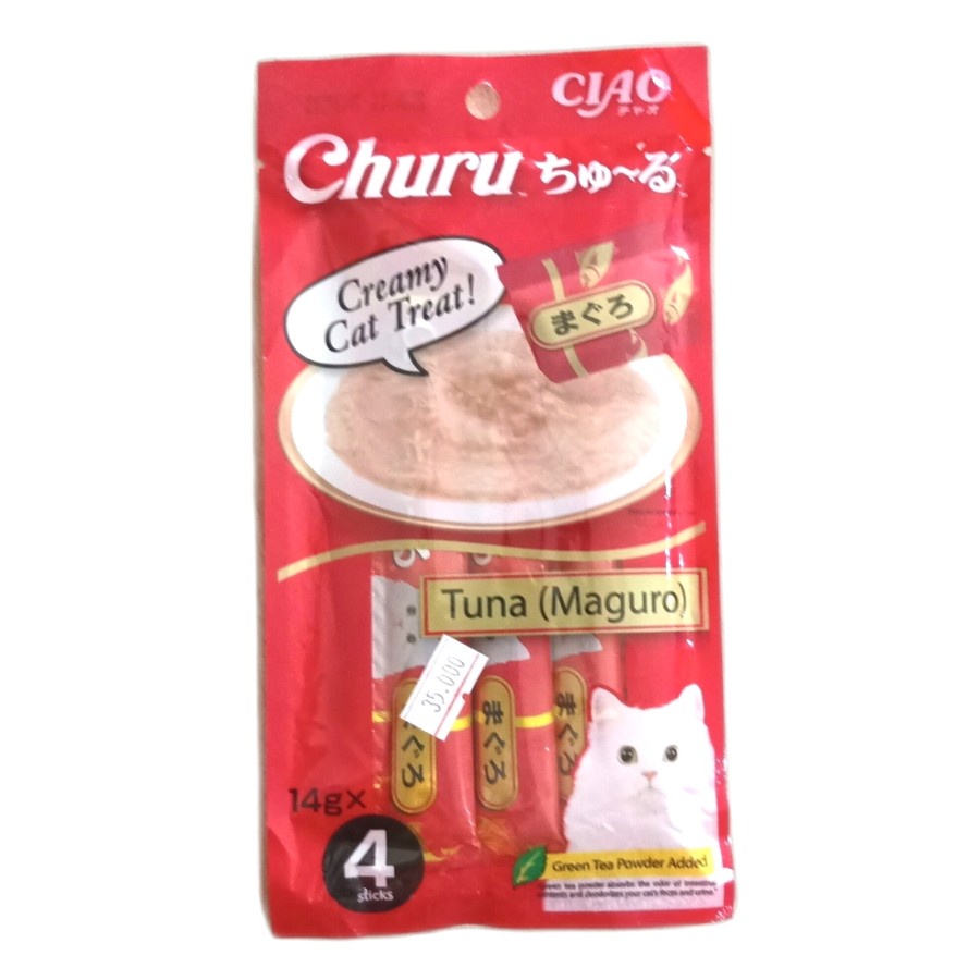 CIAO Creamy Treat TUNA MAGURO Cemilan Snack Kucing Wet Food 60gr