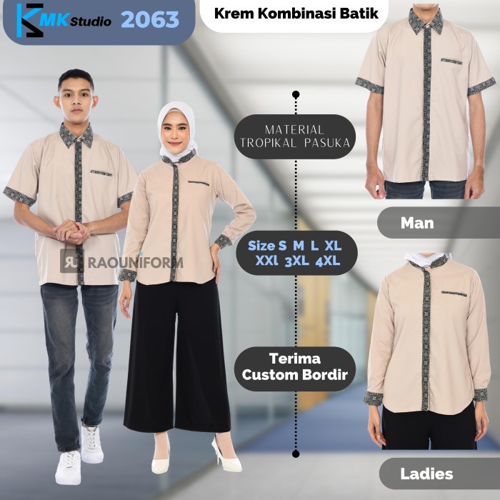Terlaris Baju Kerja Kantor Wanita Tangan Panjang/Pendek Murah Seragam Karyawan