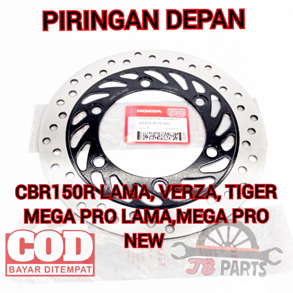 Piringan depan CB150R Old Tiger 2000 Mega Pro New FI Verza CB150 150 Honda K15 / KYE kualitas origin