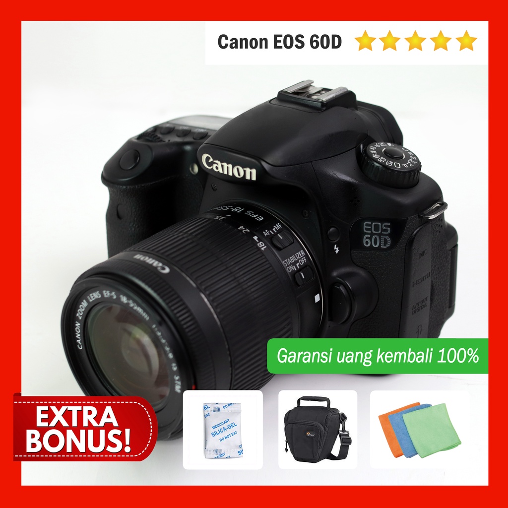 Kamera DSLR Semipro Canon 60D Terbaik