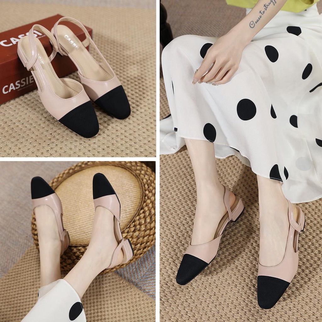 GSW Sepatu flatshoes wanita slingback import Sepatu kerja wanita flat ( CH02 )