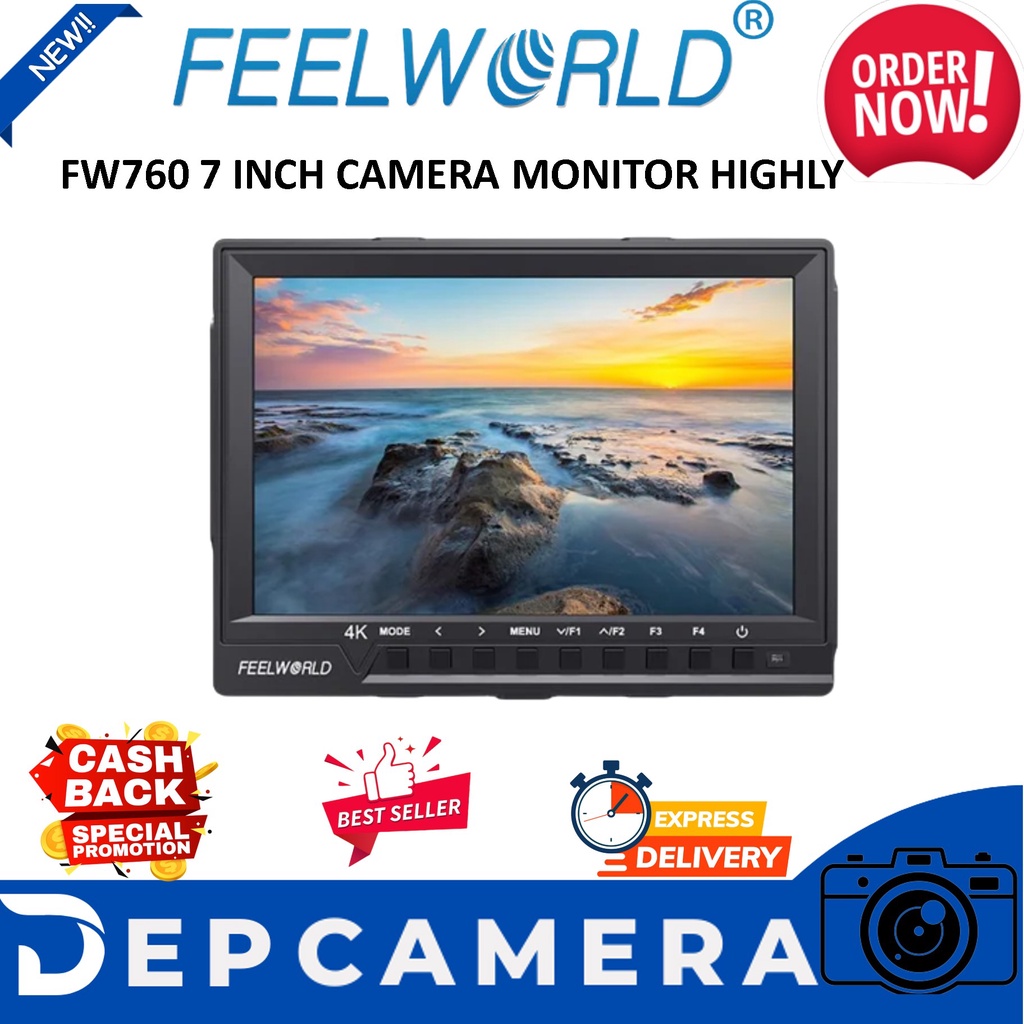 FEELWORLD FW760 7 INCH CAMERA MONITOR HIGHLY