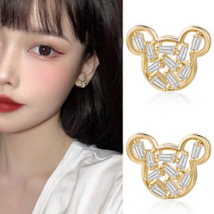 ANTING KOREA PEREMPUAN MOTIF KARTUN TIKUS DESIGN ELEGANT ANT109 ONGKIR NOL