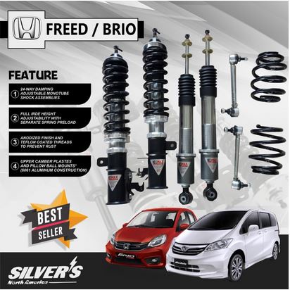 Silvers Coilover NEOMAX Honda Jazz GE