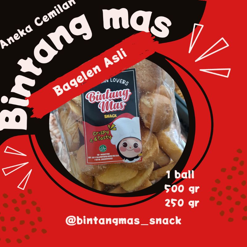 

[SNACK MURAH] BAGELEN (ROTI KERING)