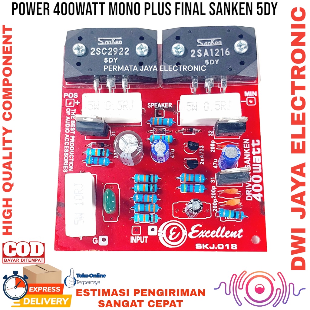 Pelove_Night 400 Watt Mono Driver Plus Sanken 5Dy Super