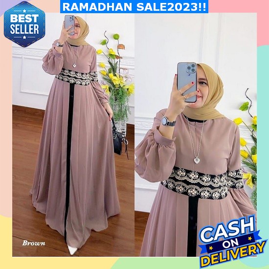 Miss Jasmin Arabian Abaya//Dress Kaftan//Gamis Turky//Gamis Pesta Kondangan Wanita Terbaru 2023//Aba