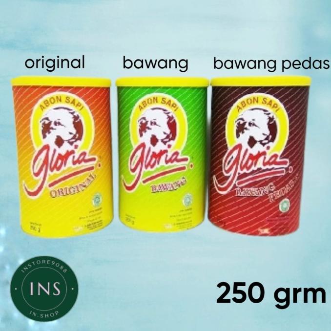 

Abon Sapi Gloria 250 g - Bawang Pedas