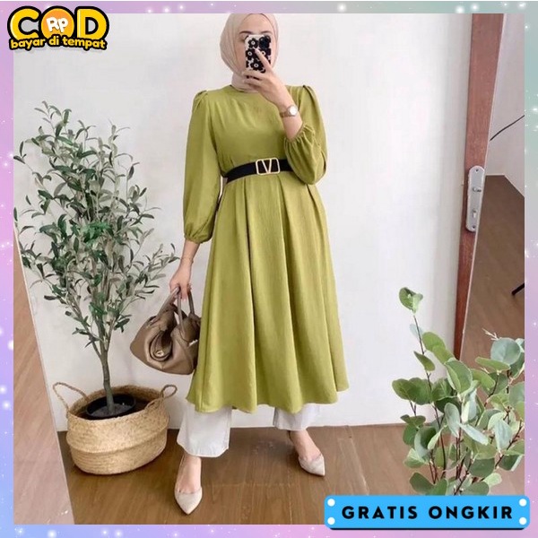 Tinik Baju Kekinian Tunic Fashion Wanita Tunic Baju Atasan Dress Model Terbaru Bj Tunika Baju Tunik 